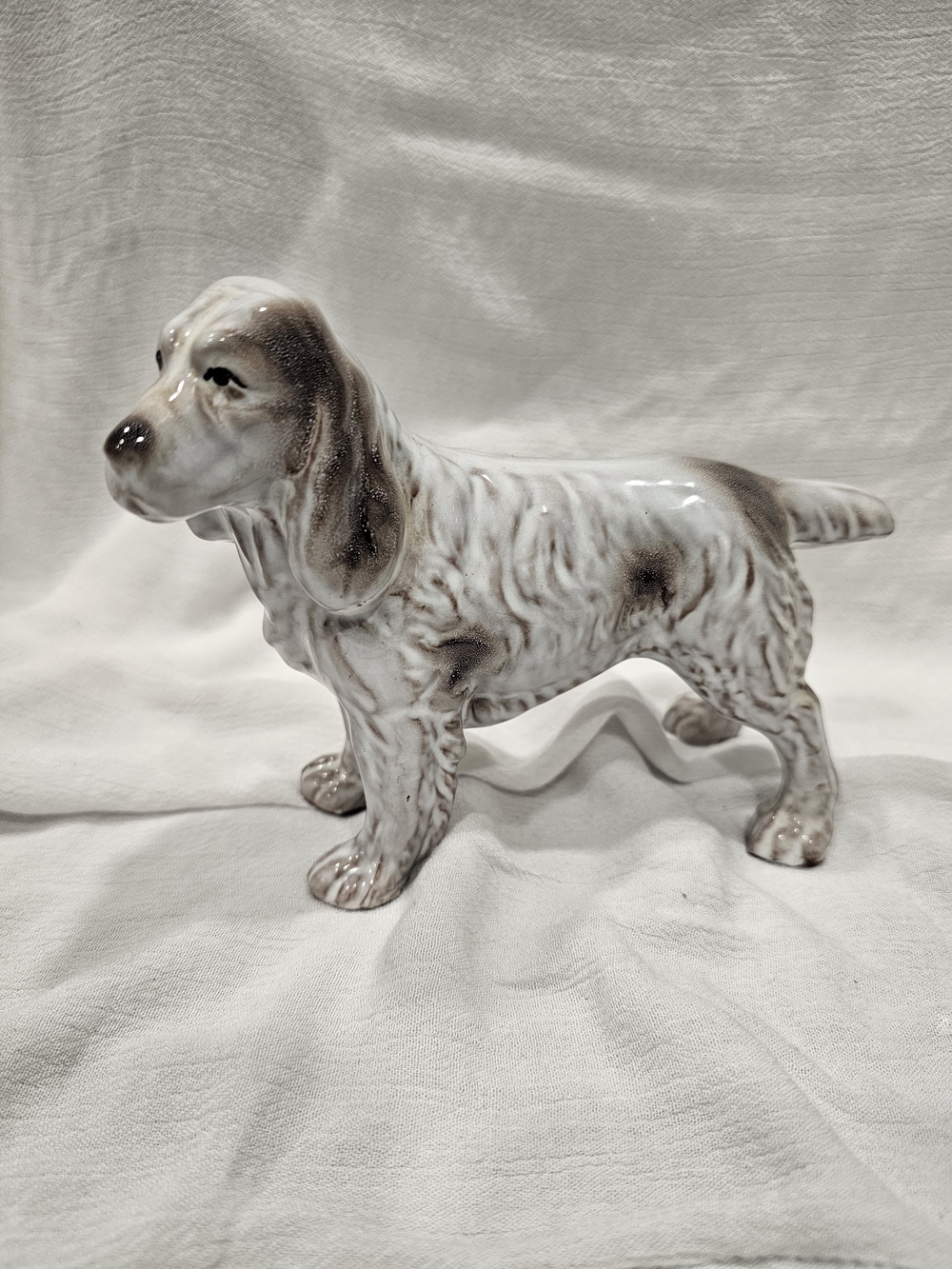Vintage Springer Spaniel Porcelain Figurine